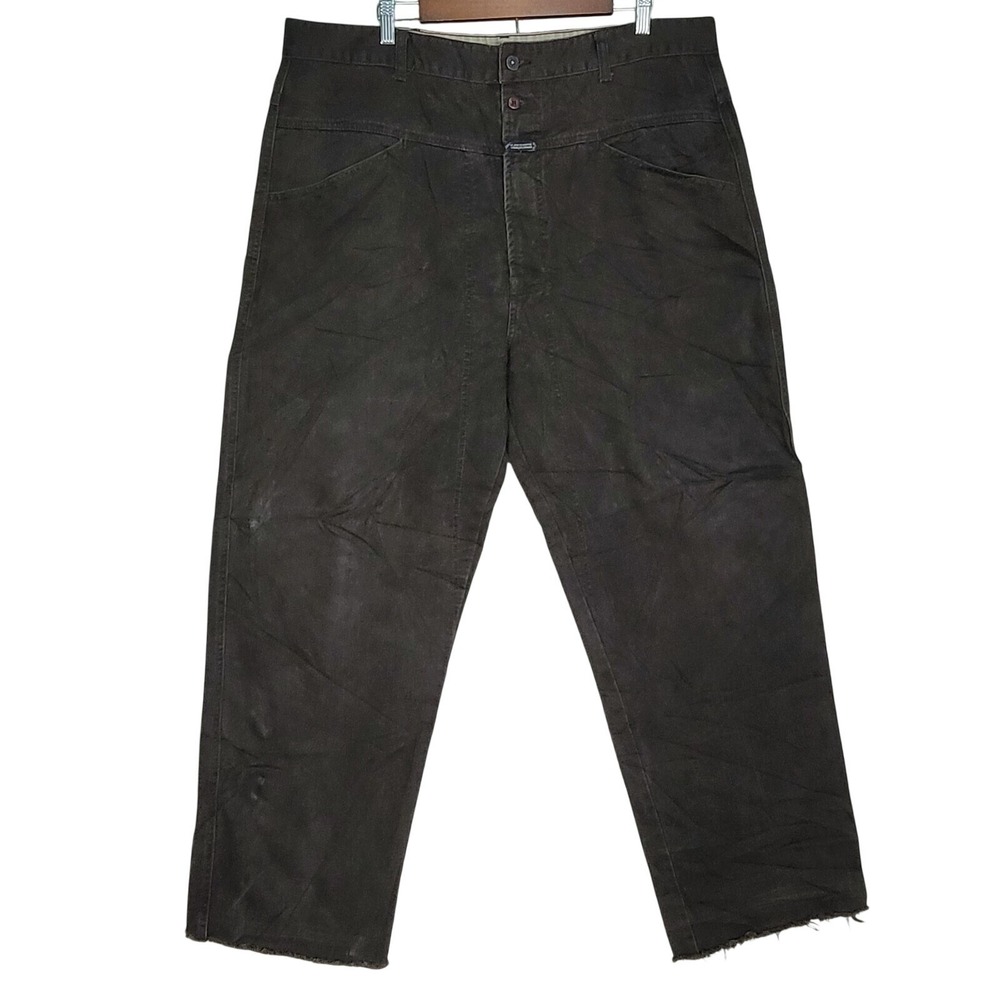 Vintage Marithe Francois Girbaud Pants Mens 40 Brown Good Baggy Carpenter GM7599